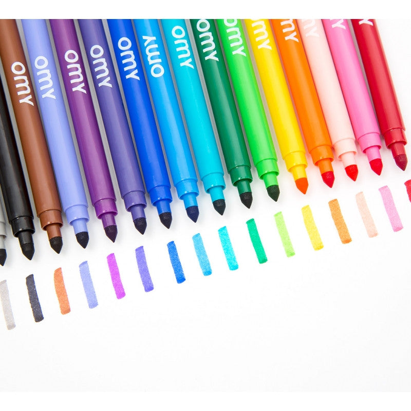 Ultra-washable markers - Made in Italy - Omy