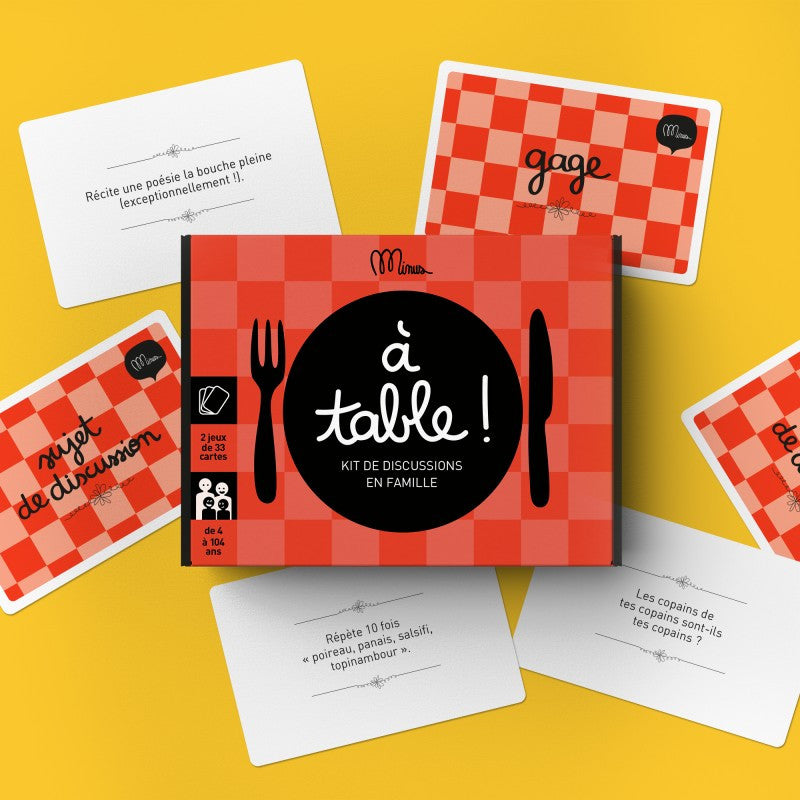 Kit de discussion en famille - À table !