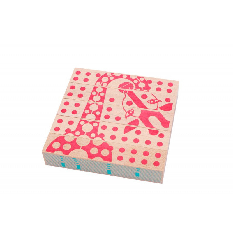 Puzzle Animals blocks - Made in France - Free toys
