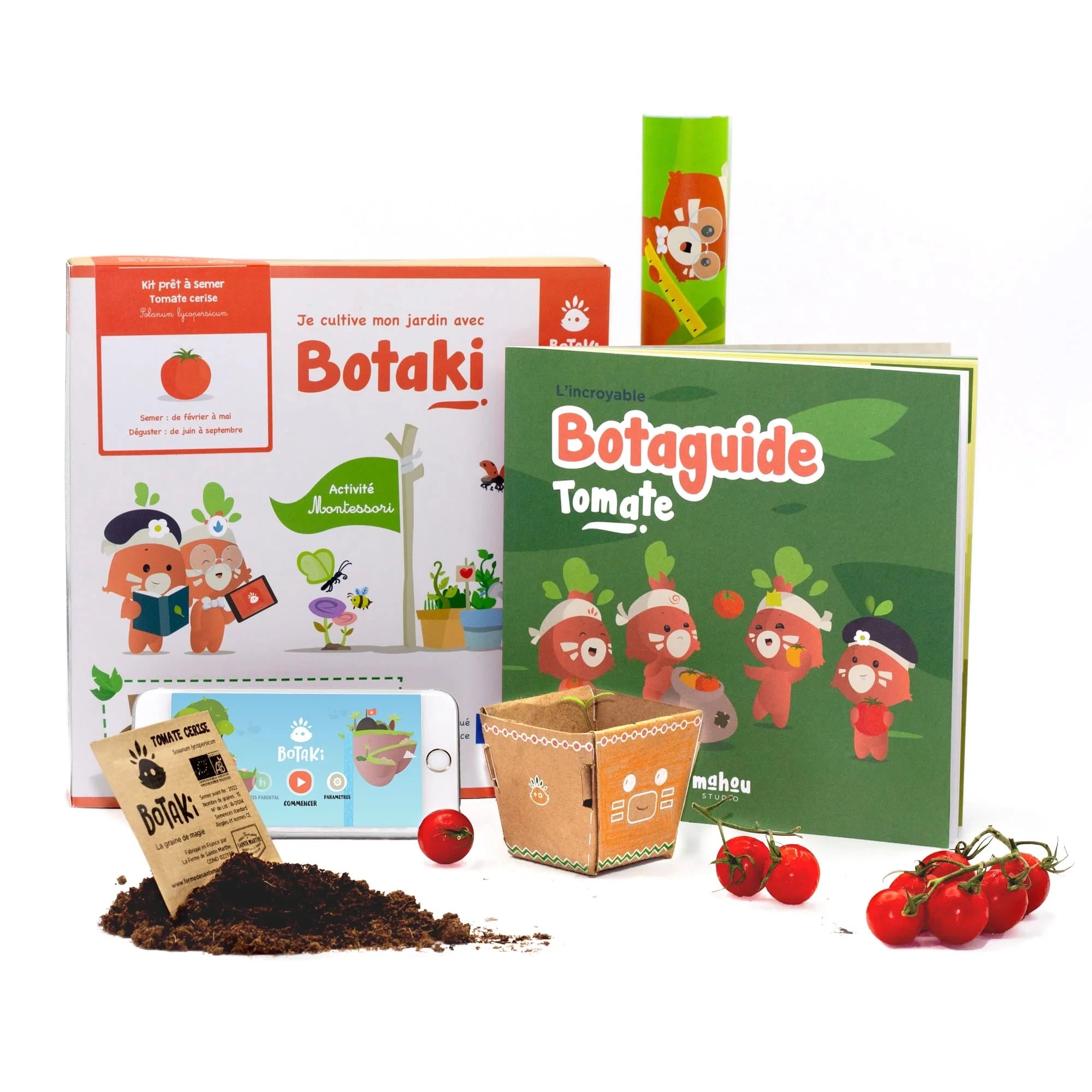 Le kit Semis Tomate | Crée ton potager maison Made in France  - Botaki