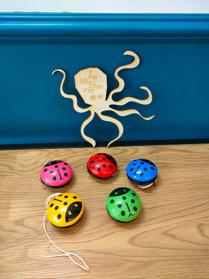 Le Yoyo Coccinelle ou coloré - Made in France (Jura)