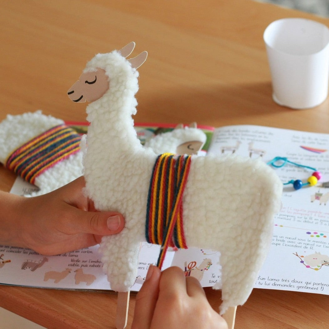 Kit créatif lama pot à crayon Atelier Imaginaire