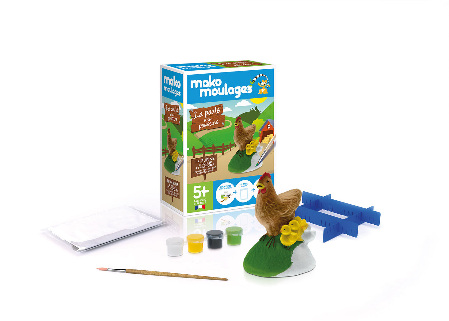 Hen and Chicks Kit - Made in France - Mako Moulages