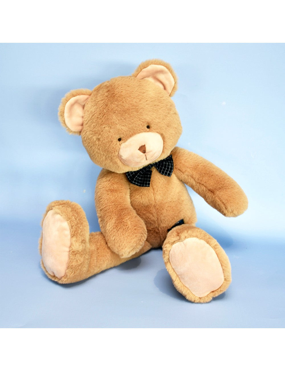 Peluche Nougat l'ours brun - Un classique Made in France