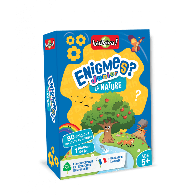 Enigmes Junior La Nature - Made in France - Bioviva