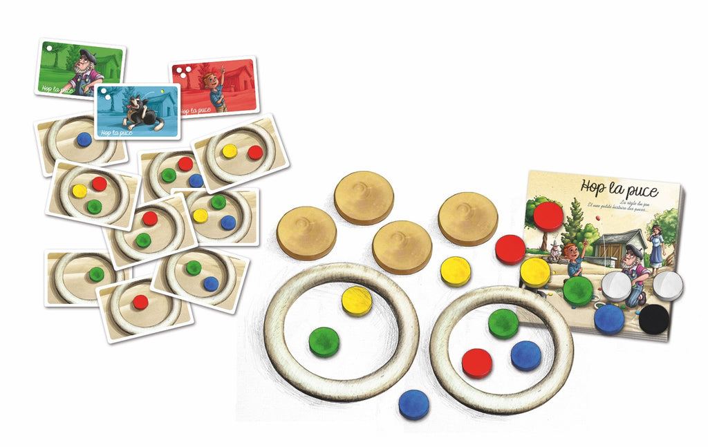 Jeu Hop la puce - Made in France - Jeux Opla