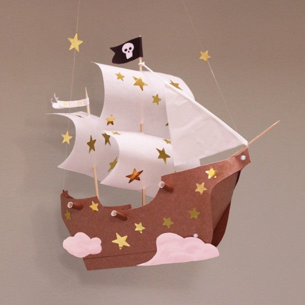 Kit créatif le bateau pirate de Peter Pan - Made in France - L'atelier imaginaire