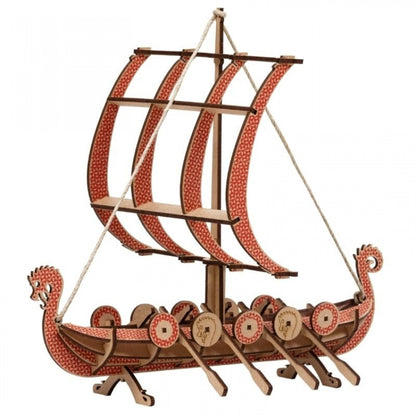 The red Drakkar model - Made in France