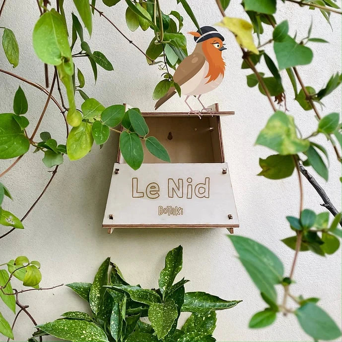Le kit Oiseaux nichoir en bois  Made in France - Botaki