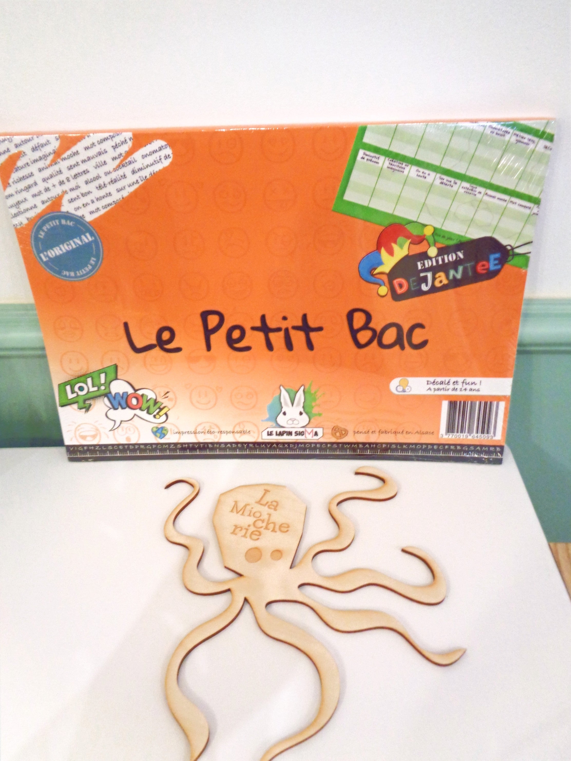 Le petit Bac Crazy version - Made in France - The Sigma Rabbit